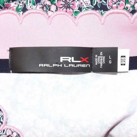 RLX RALPH LAUREN Dress, L, Blue/Pink Floral, Sleeveless, Zip Neck, Activewear - Picture 12 of 15